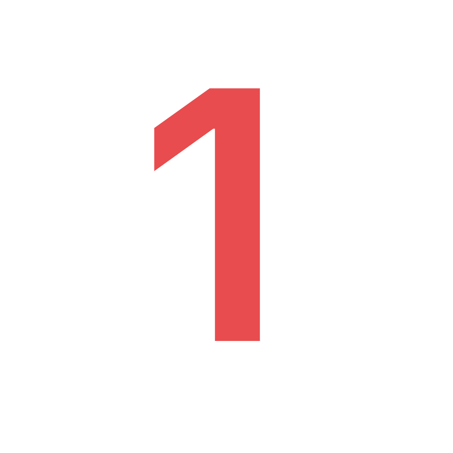 Zahl 1